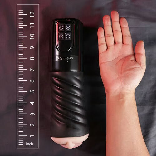 Beta - Blowjob Double Hardness Sucking Vibrating Masturbator Male Stroker Masturbation Cup