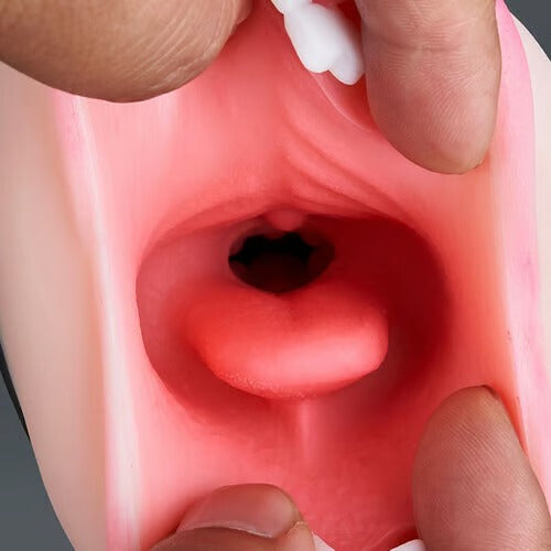 Beta - Blowjob Double Hardness Sucking Vibrating Masturbator Male Stroker Masturbation Cup