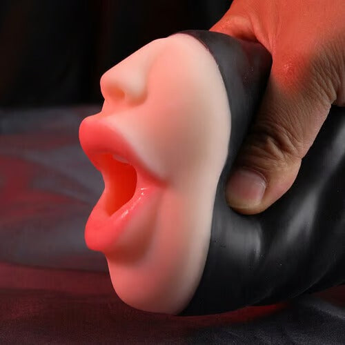 Beta - Blowjob Double Hardness Sucking Vibrating Masturbator Male Stroker Masturbation Cup