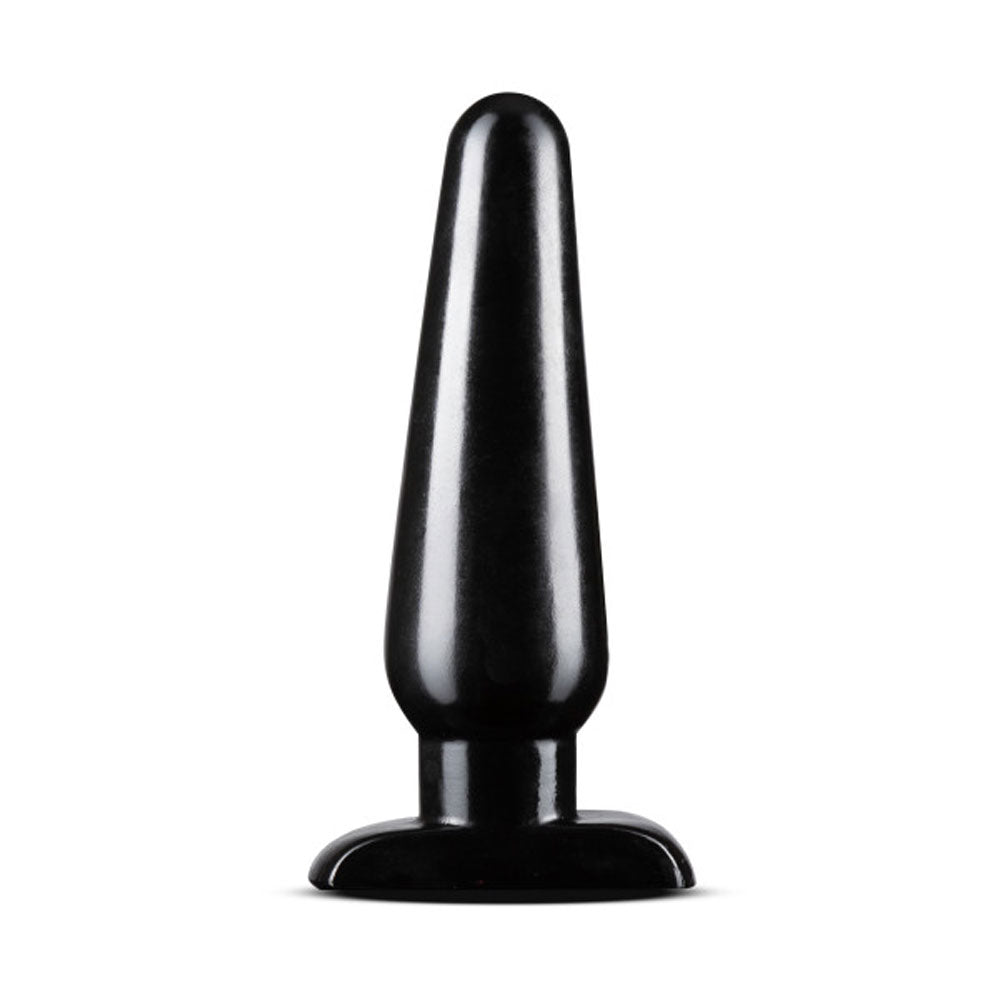 Basic Large Black Anal Plug for Comfortable Intimate Adventures