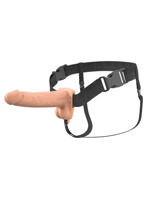 Fantasy X-Tensions Elite (Light) – 7 Inch Vibrating Hollow Silicone Strap-On