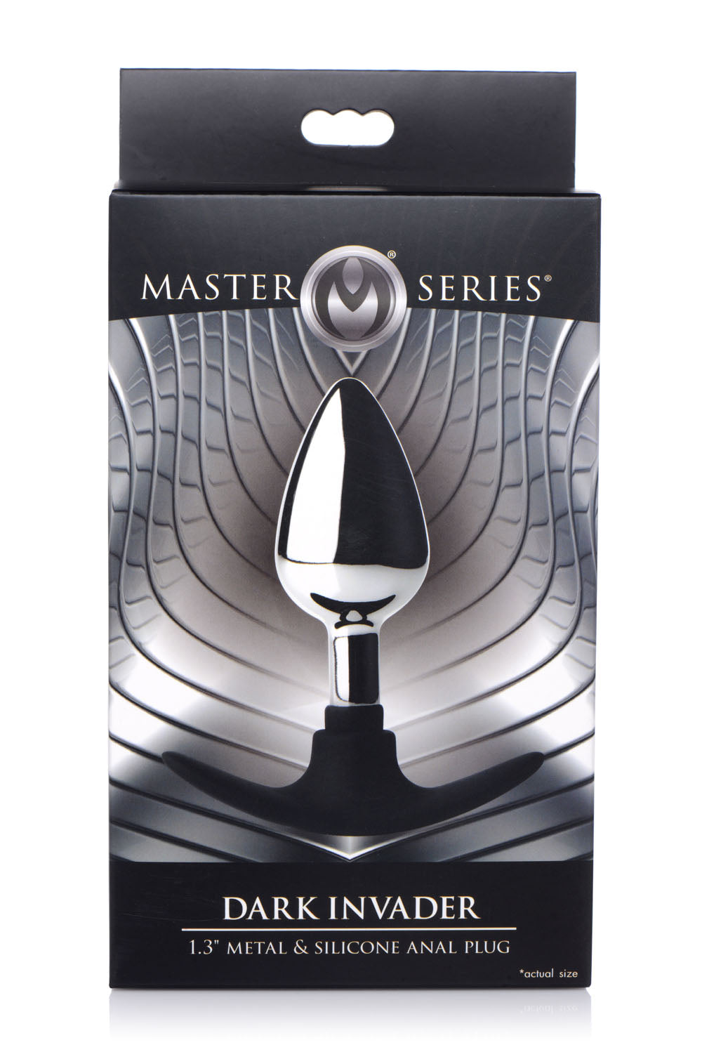 Dark Invader Metal and Silicone Medium Weighted Butt Plug