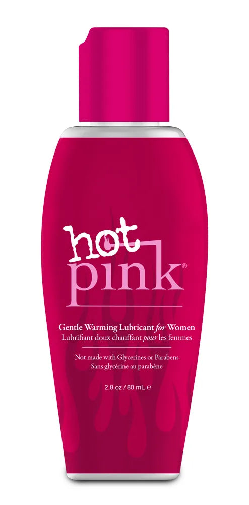 Hot Pink Warming Lubricant for Women – 2.8 Oz Water-Based Lubricant