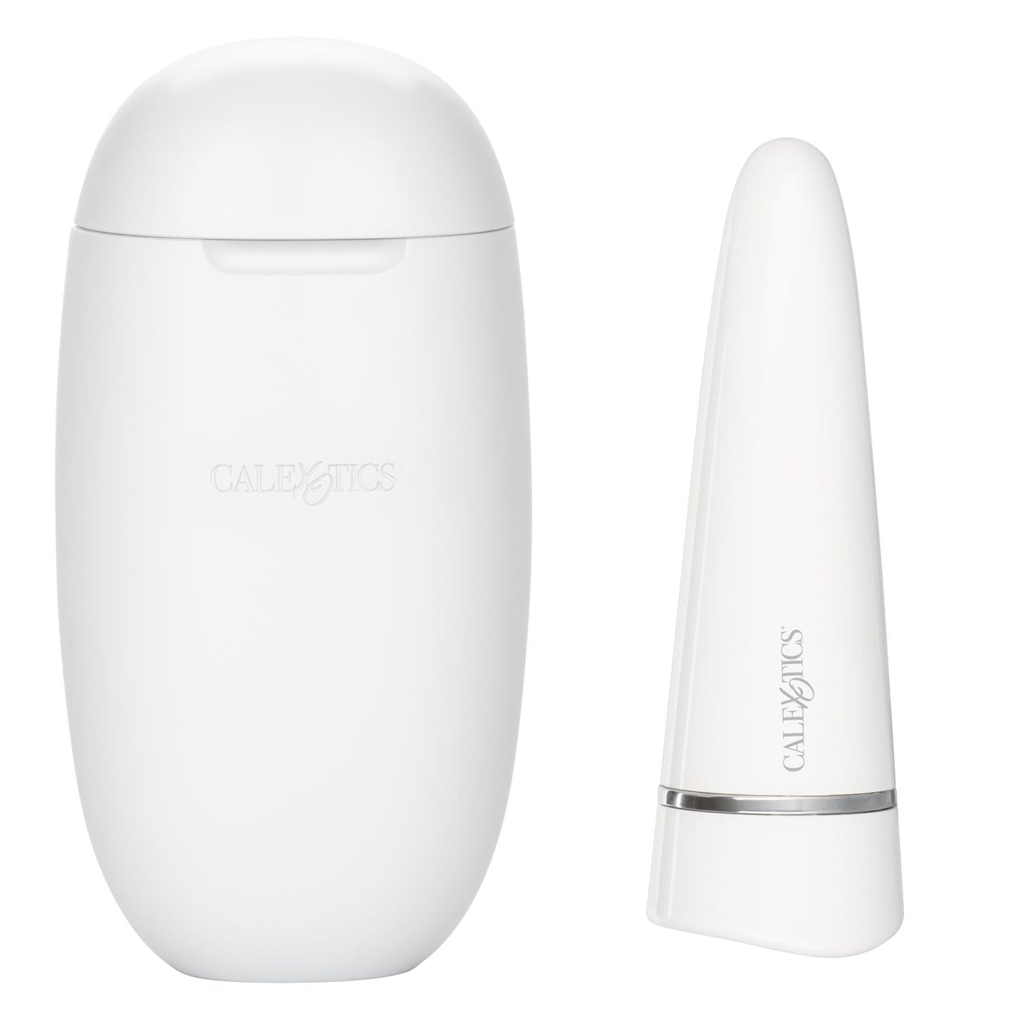 My Pod White Wireless Massager with UV Sanitizing Charging Case and 7 Vibration Modes