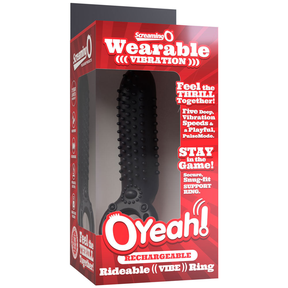 Oyeah Rechargeable Silicone Rideable Vibe Ring – Premium Silicone Vibrating Ring