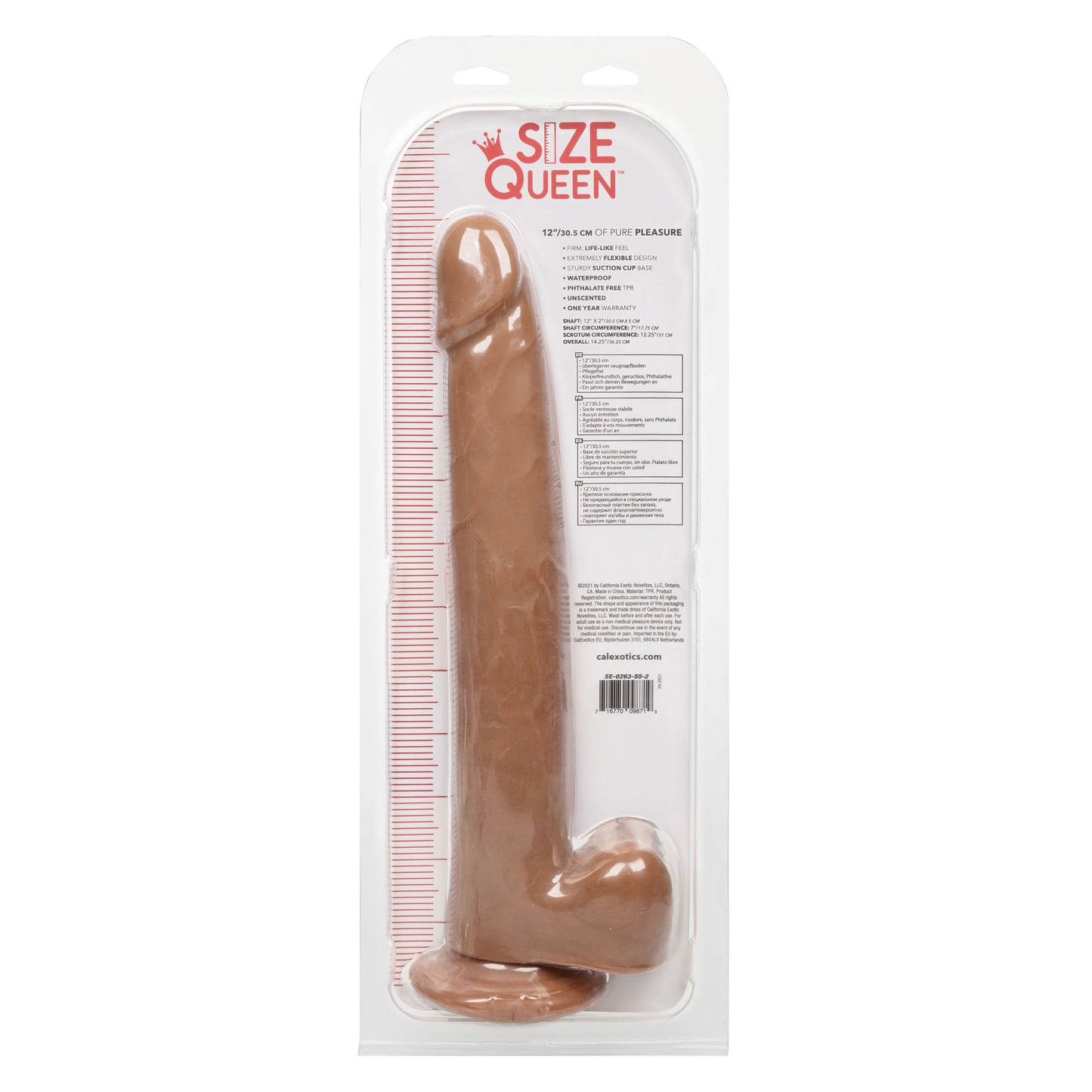Size Queen 12 Inch Realistic Dildo – Firm 30.5 Cm Dildo