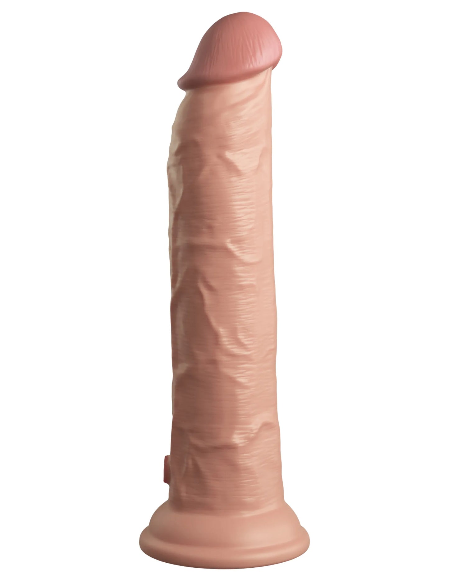 King Cock Elite 9 Inch Dual Density Silicone Vibrating Dildo With Remote
