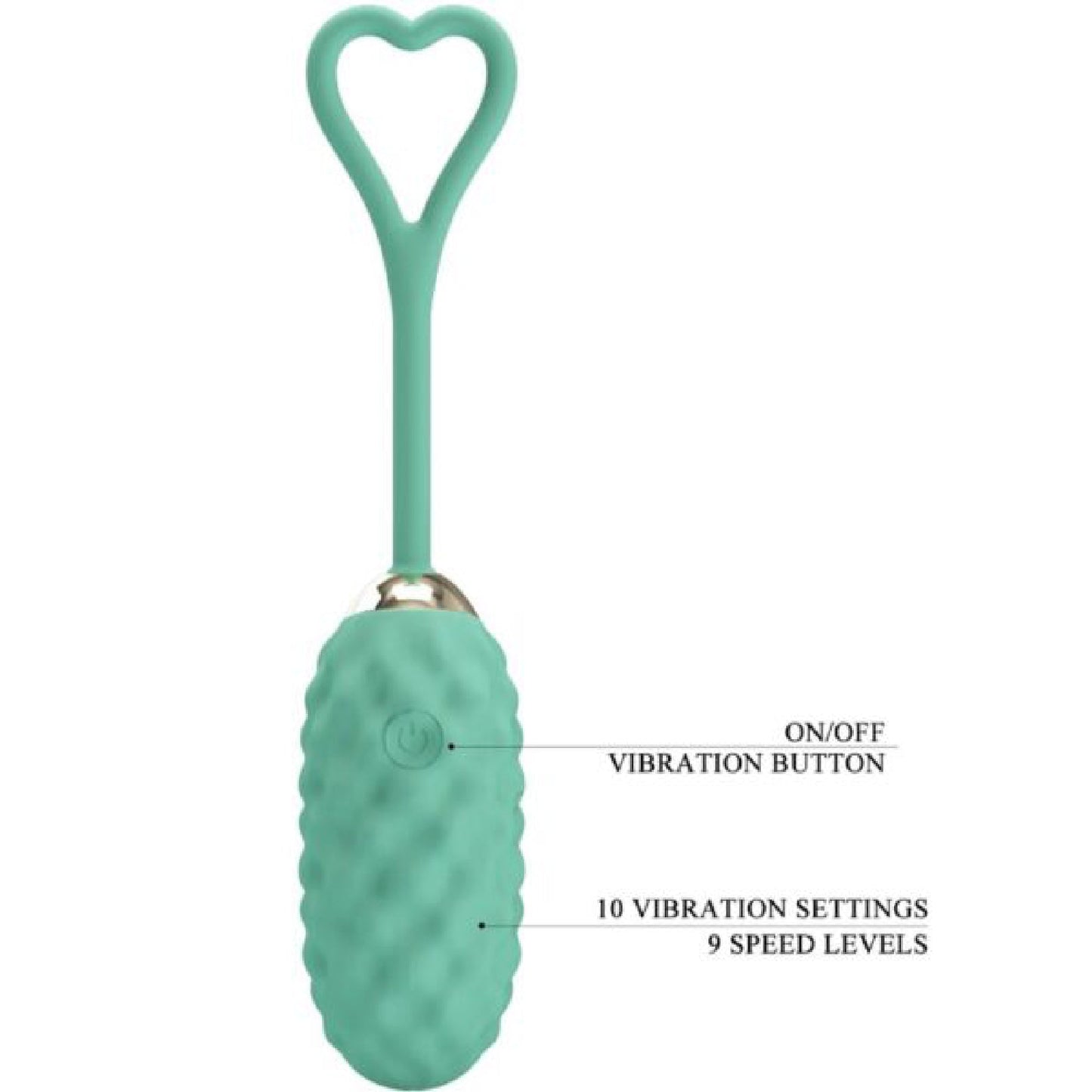 Pretty Love Vivan – Remote-Controlled Egg Vibrator with 10 Vibration Patterns