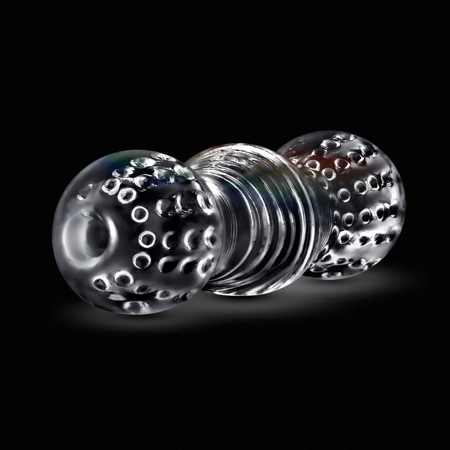Rize Feelz (Clear) – Textured Sleeve Masturbator