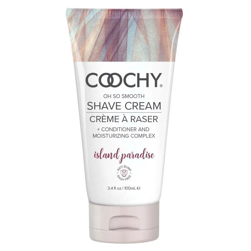 Coochy Island Paradise Shave Cream – 3.4 Oz Moisturizing Shave Cream