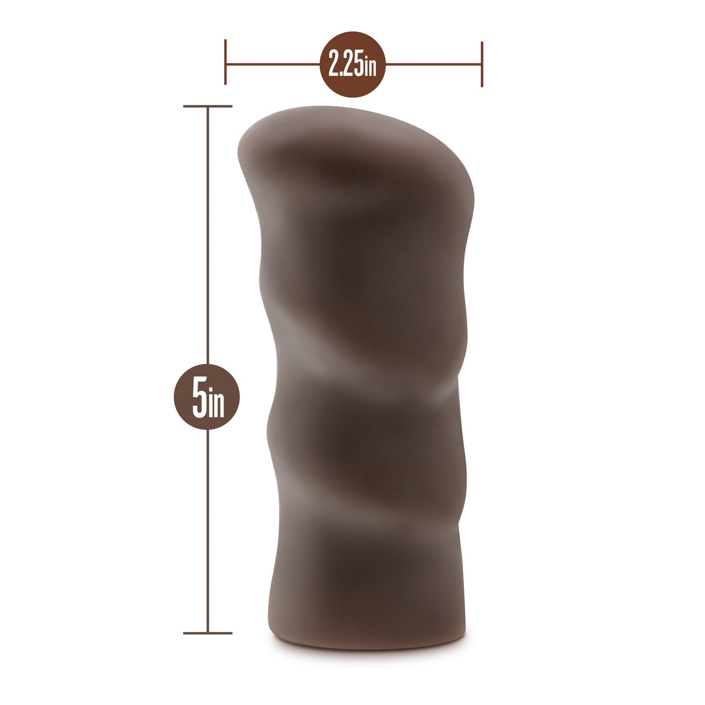 Hot Chocolate Nicole's Rear Realistic Soft X5 Masturbator Sleeve