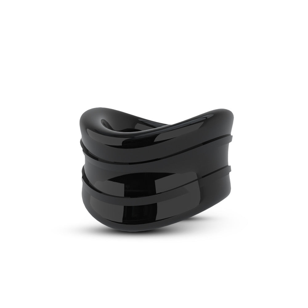 Stay Hard Beef Ball Stretcher Snug 1 Inch Black