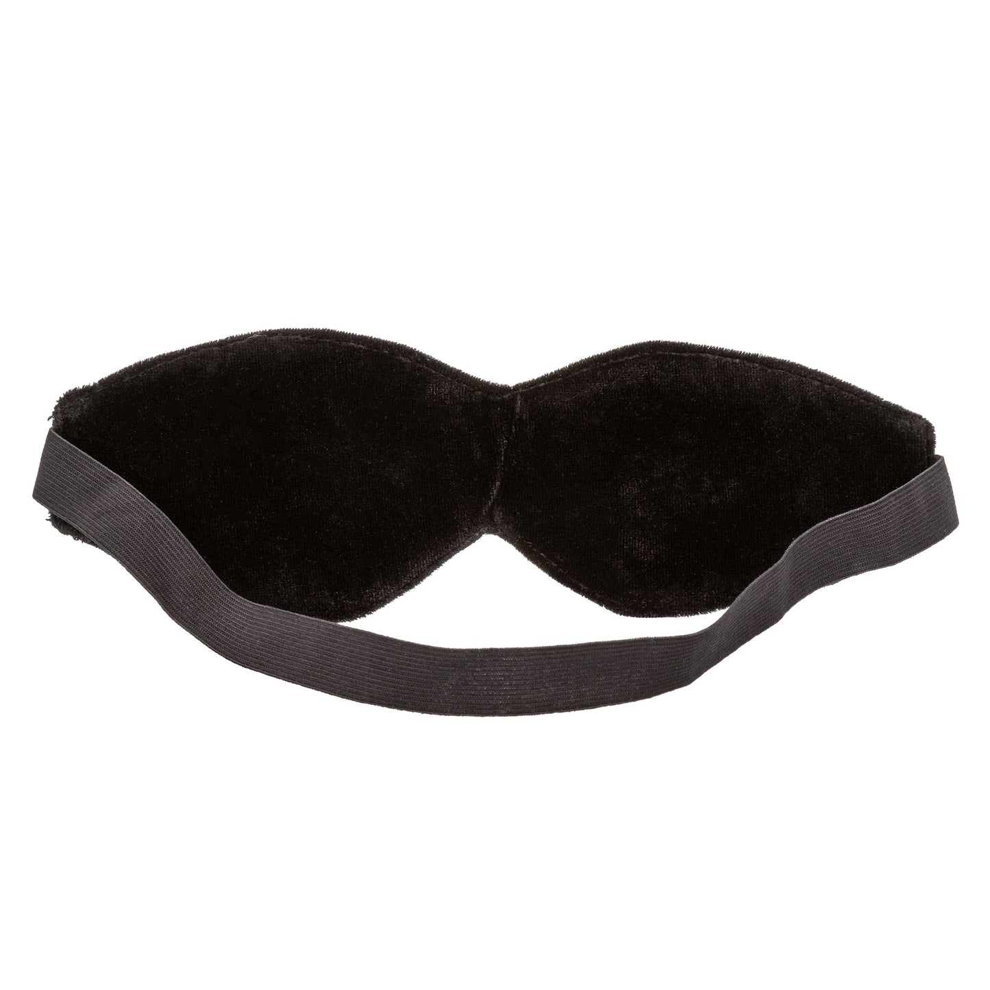 Radiance Blackout Eye Mask with Black Rhinestones and Plush Lining