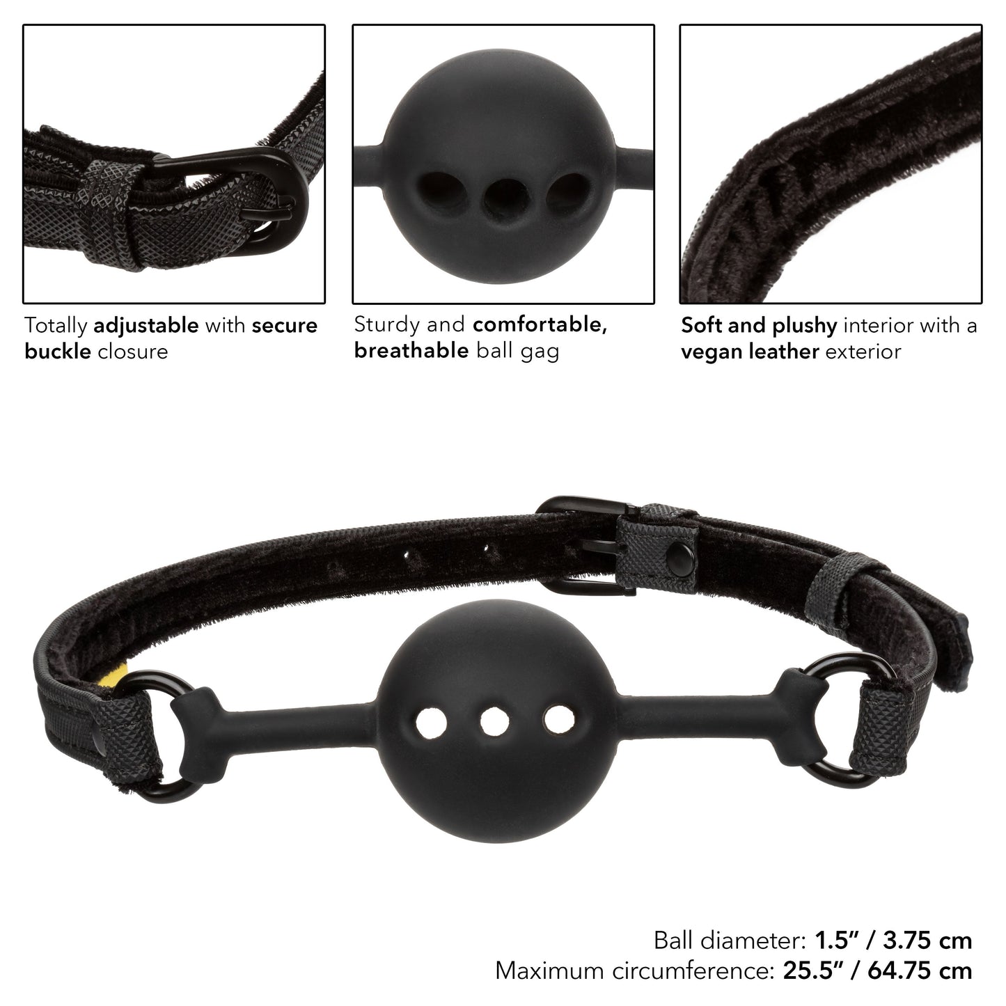 Boundless Breathable Ball Gag – Adjustable Ball Gag