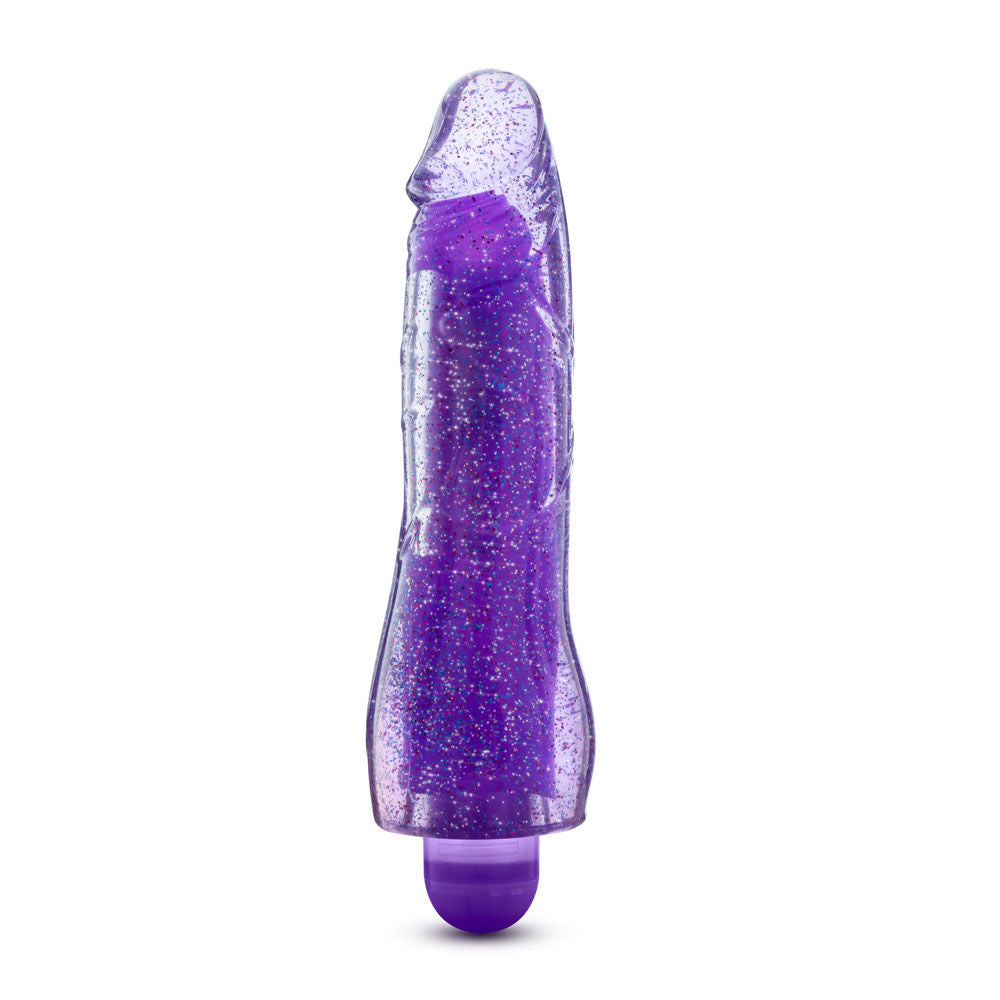 Molly Glitter Realistic Vibrator with Multi-Speed Pink Glow
