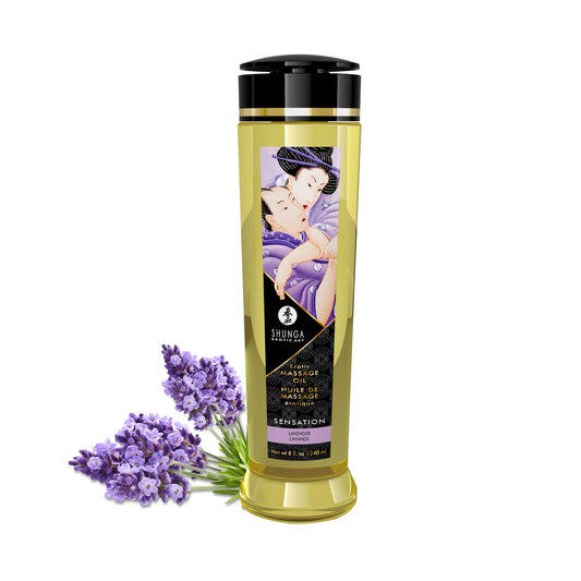 Sensation Lavender – 8 Fl. Oz. Erotic Massage Oil