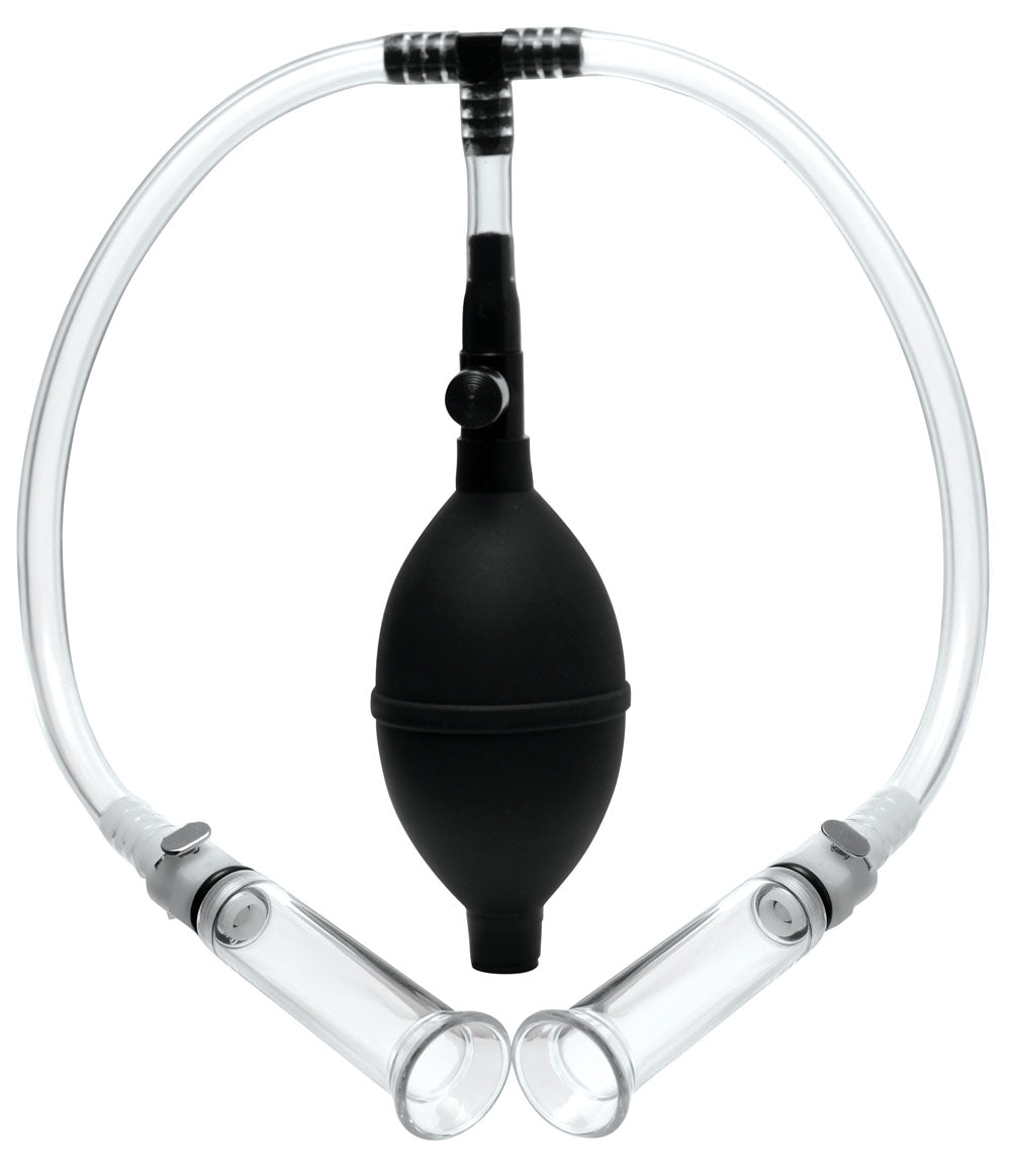 Nipple Pumping System with Dual Cylinders 2.75 Inches