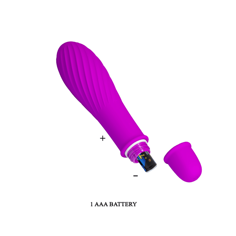 Solomon Mini Vibrator – Silicone Small Vibrator with Swirl Tip