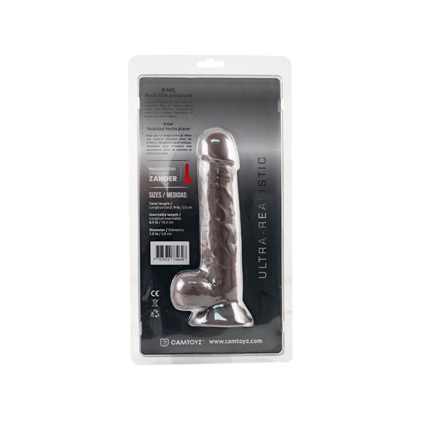 Raw Dildo Ultra Realistic Zander (Brown) – 9" Dildo