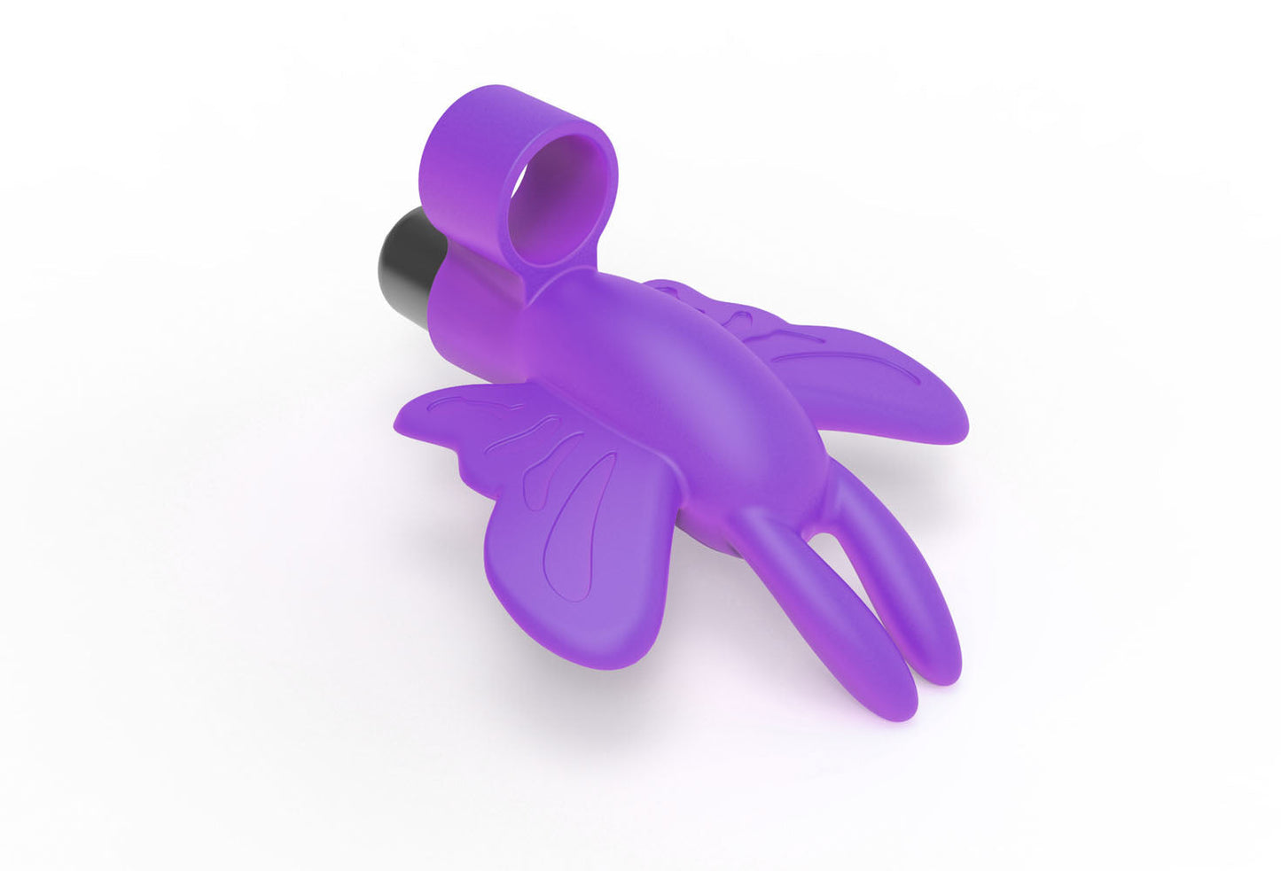 Flirt Finger Butterfly Silicone Vibrator for Clit Stimulation