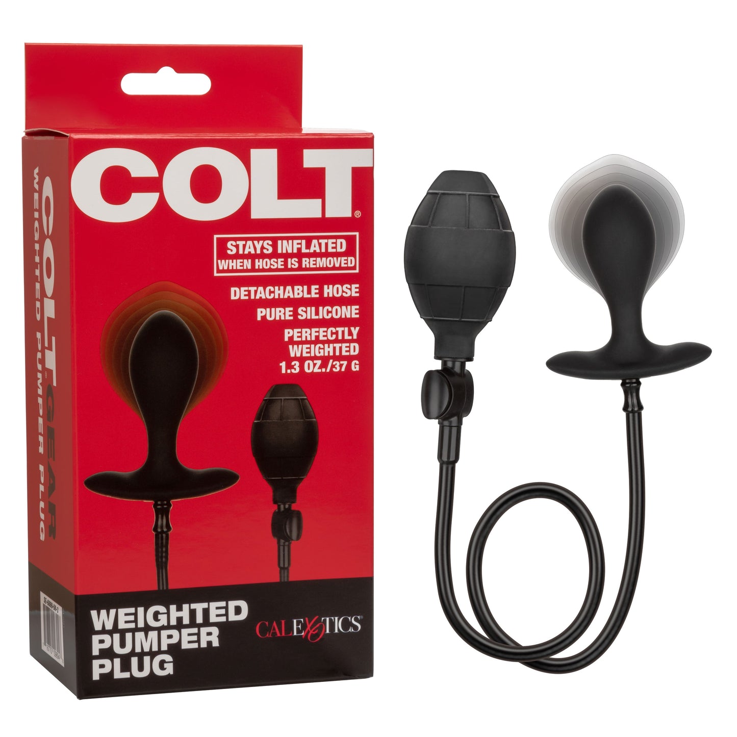 Colt Weighted Pumper Plug – Inflatable Anal Plug for Men