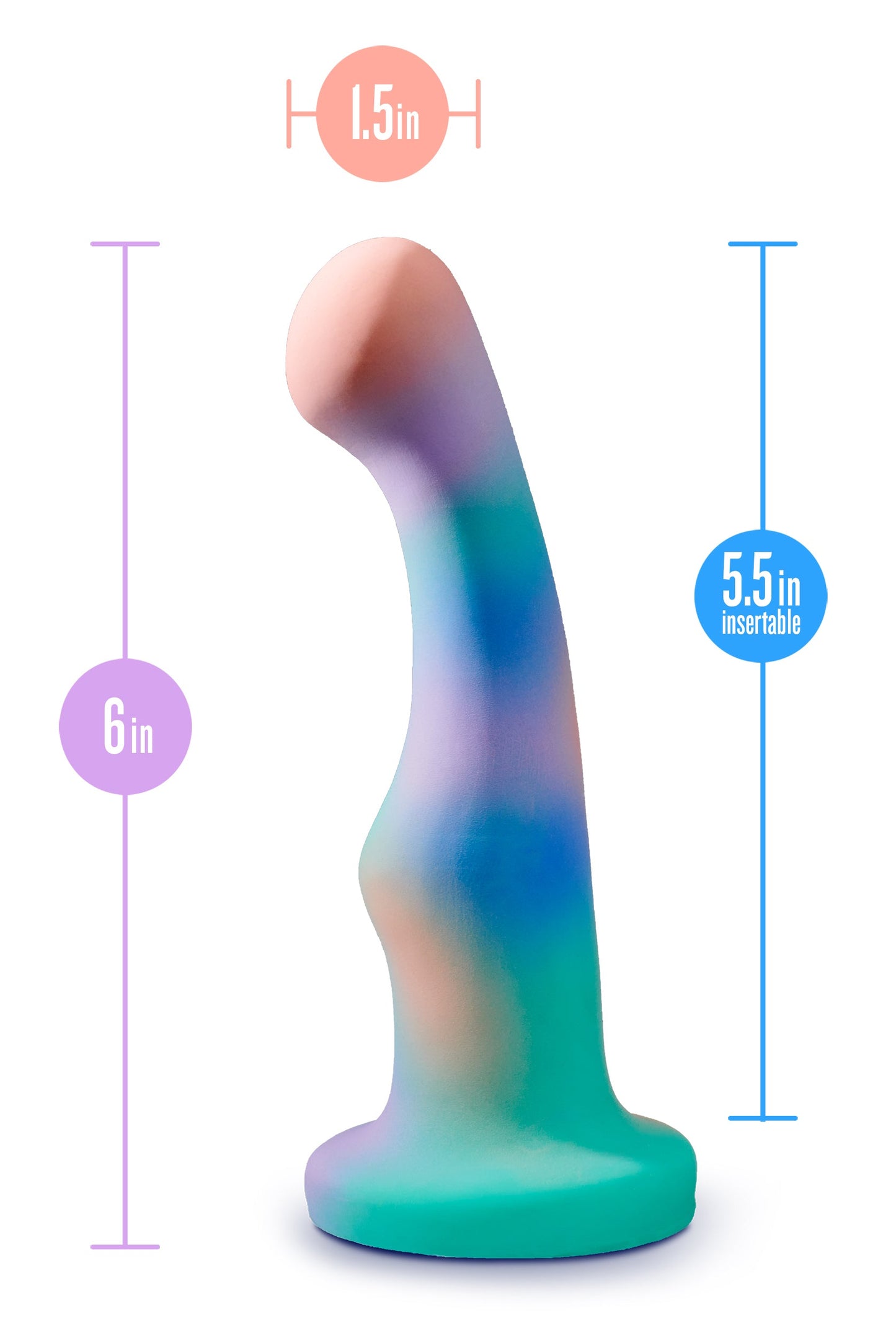 Avant Opal Dreams Aqua Silicone 6 Inch Dildo – Luxury Silicone Dildo