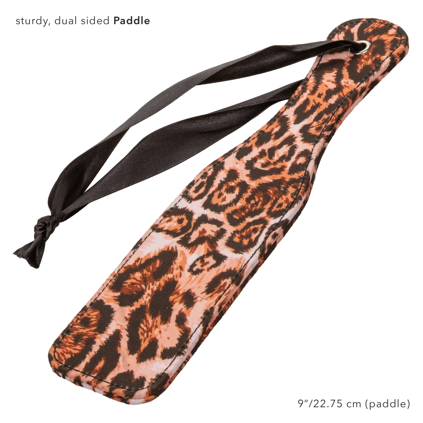 Unleashed Adventure Set 7-Piece Animal Print Faux Leather BDSM Kit with Travel Case