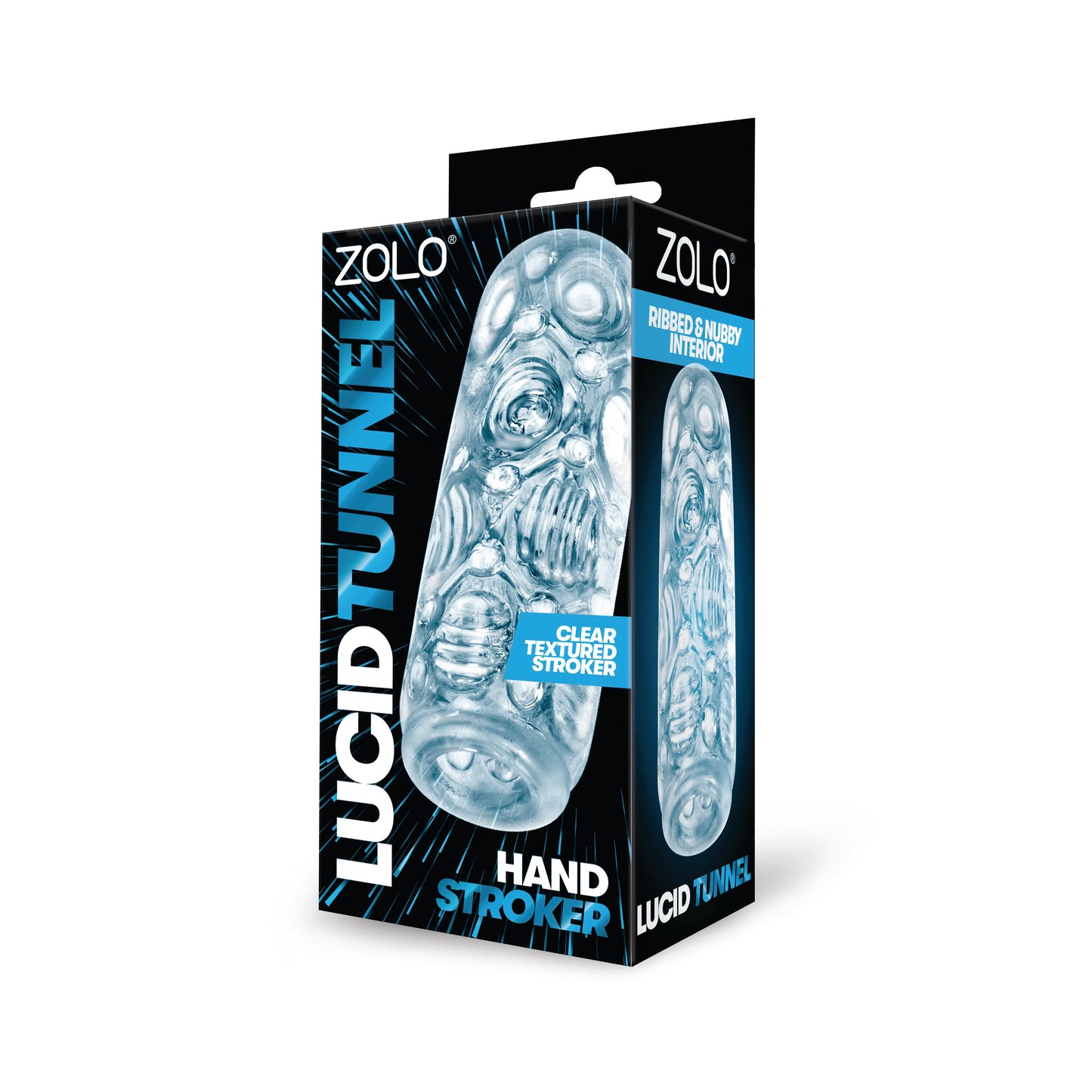 Zolo Lucid Tunnel – Flexible Clear Stroker