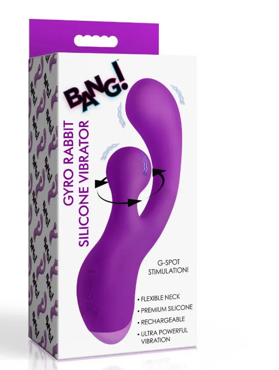 Gyro Rabbit Silicone Vibrator – Adjustable Speeds and Vibration Patterns Vibrator