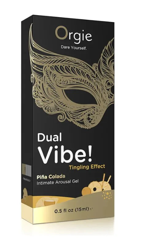 Orgie Dual Vibe Pina Colada – Kissable 15ml Vibrator Gel