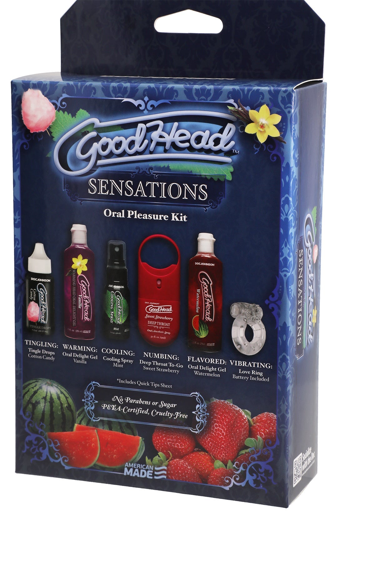 GoodHead Sensations Kit – 6 Piece Oral Pleasure Lotion Set