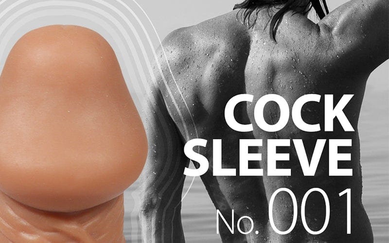 Cock Sleeve 1 Medium - Soft Silicone Pleasure Sleeve M 7" Inch Extra 1" Inch