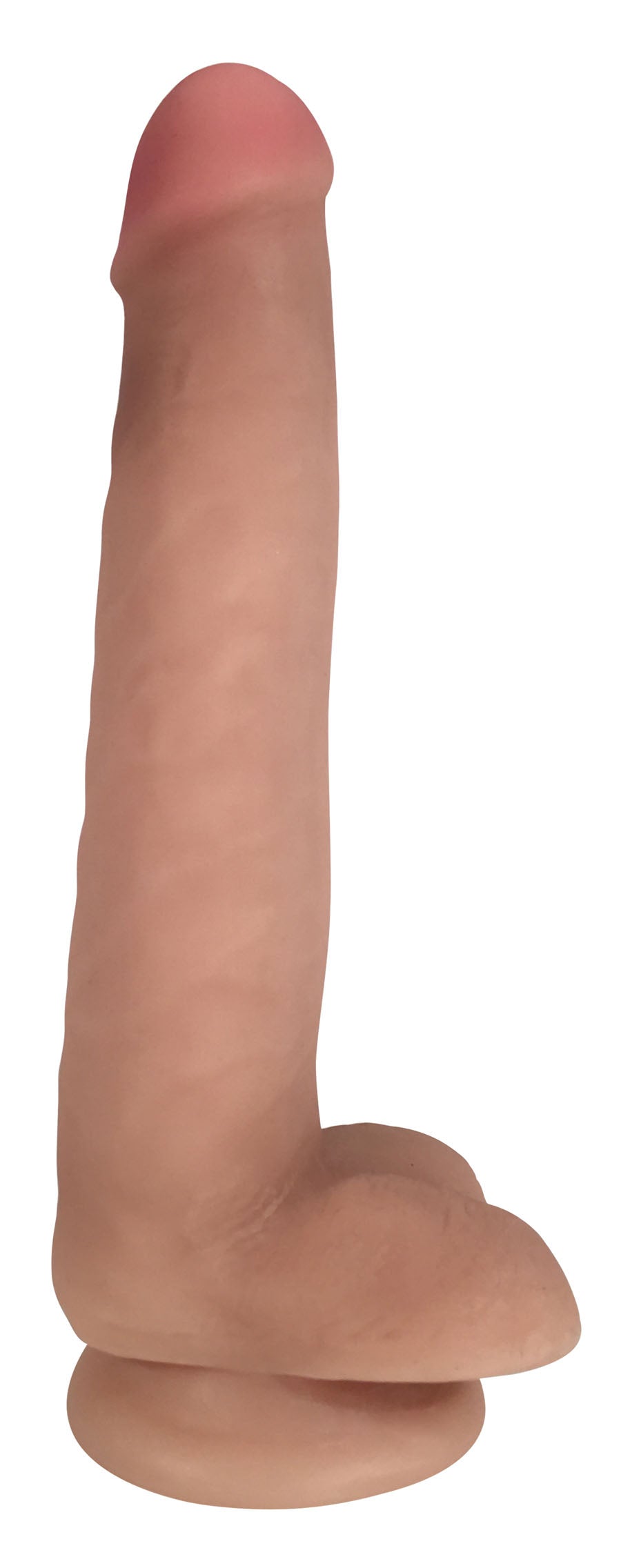 Easy Riders 8 Inch Slim Bioskin Dong With Balls in Vanilla