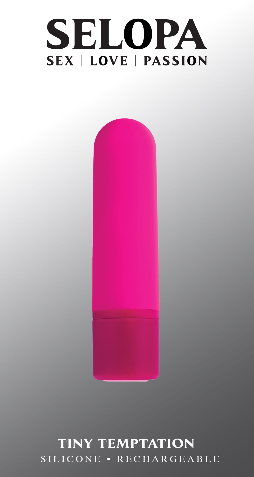 Selopa Tiny Temptation Vibrating Bullet Pink 9.2 cm