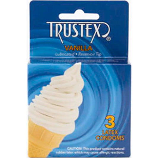 Trustex Flavored Lubricated Condoms – Strawberry Scented Condom Pack