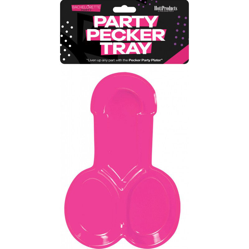 Party Pecker Party Platter Dish – 16 Inch Food Grade Plastic Serving Dish