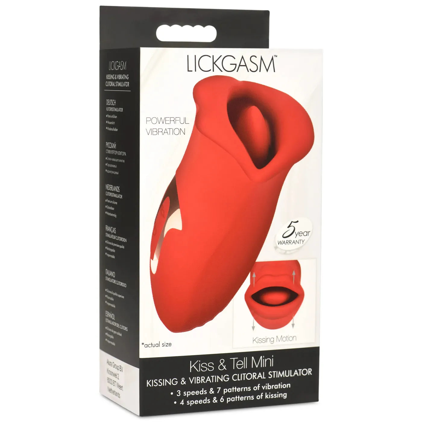 Lickgasm Kiss and Tell Mini – Vibrating Clitoral Stimulator