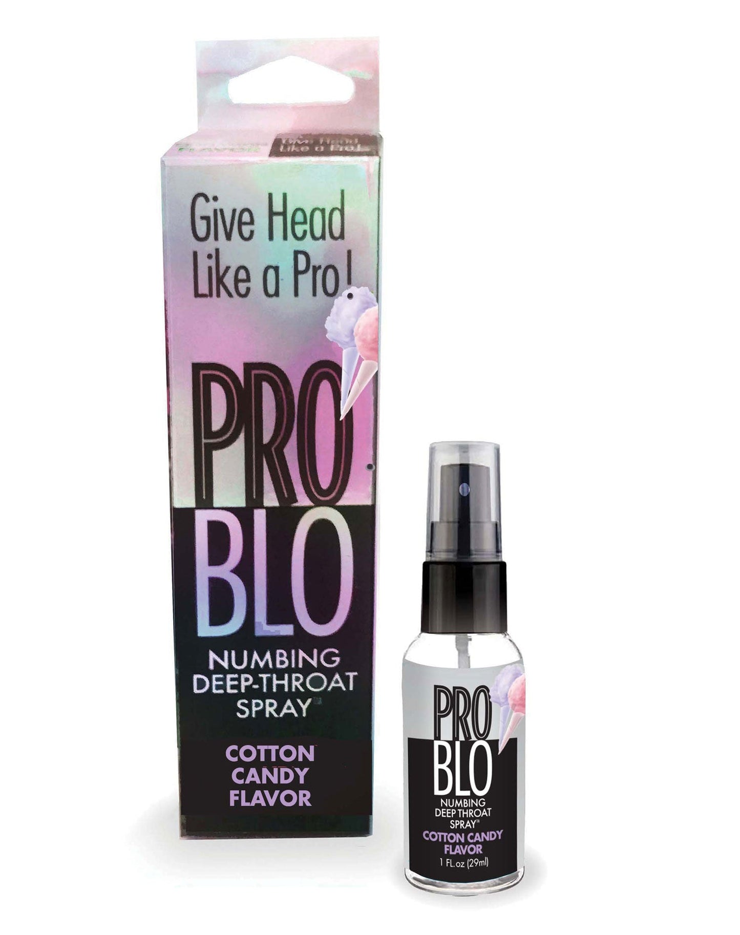 ProBlo Deep Throat Spray – Cotton Candy Flavored Oral Desensitiser 30ml