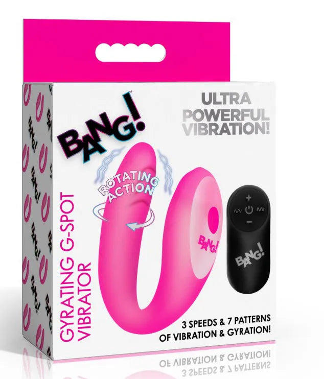 BG Gyrating G-Spot Vibrator – Remote-Controlled Silicone Vibrator