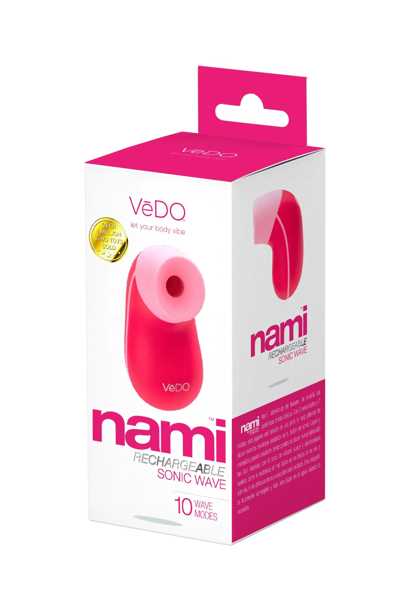 Nami Rechargeable Sonic Vibe – 3 Speeds 7 Patterns Vibrator