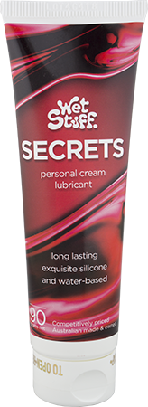 Wet Stuff Secrets – Silicone-Based Lotion Lubricant for Condom Use