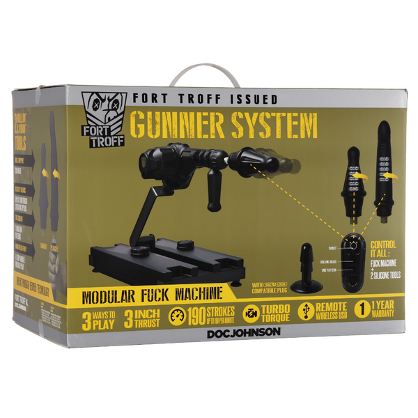 Fort Troff Gunner System – 3-in-1 Modular Vibrating and Rotating Fuck Machine