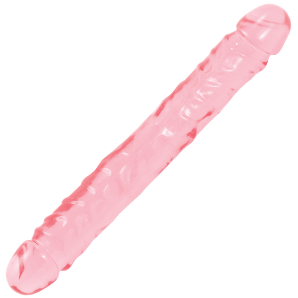 Crystal Jellies 12 Inch Double Dong (Pink) – Large Dildo
