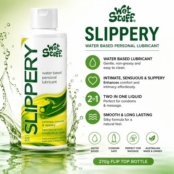 Wet Stuff Slippery Stuff – Water-Based Liquid Lubricant 270g