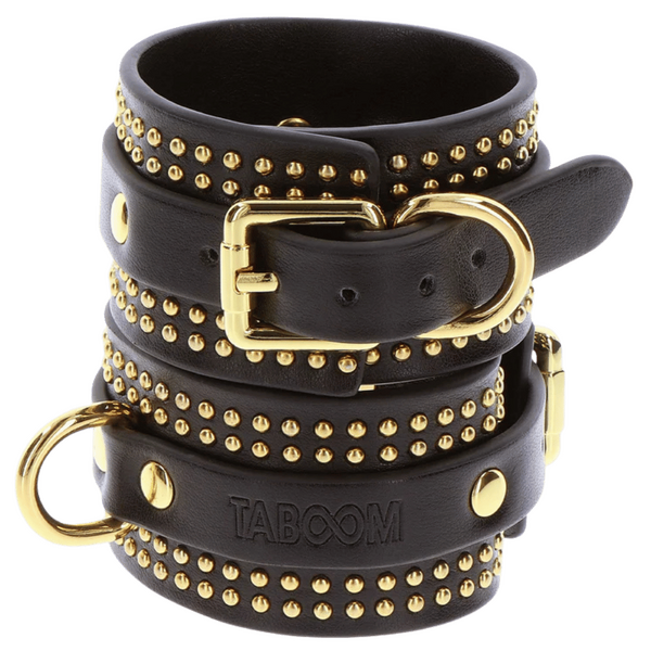 Taboom Studded Wrist Cuffs Set – Bondage Wrist Cuffs