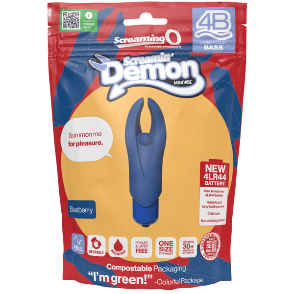Demon 4B Low Pitch Bass – Deep-Rumbling 5-Speed Vibrator with Silicone Horns