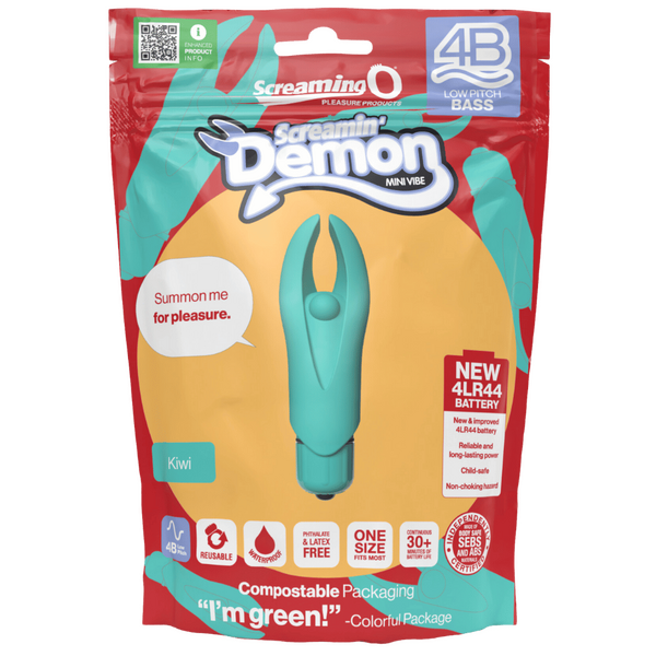 Demon 4B Low Pitch Bass – Deep-Rumbling 5-Speed Vibrator with Silicone Horns