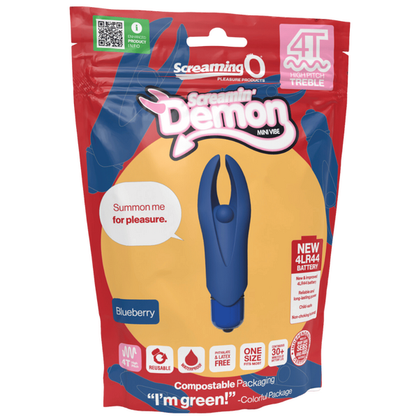 Demon 4T High Pitch Treble – Silicone Vibrator With 5 Speeds and Pulse Pattern