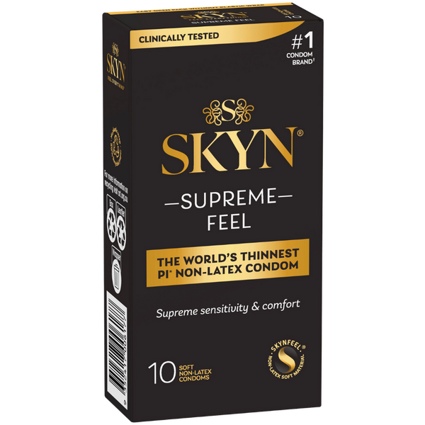Skyn Supreme Feel – Ultra-Thin Polyisoprene Condoms 10 Pack