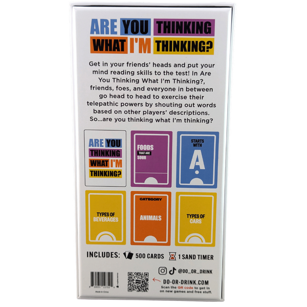 Are You Thinking What I'm Thinking? – Team-Based Party Word Game